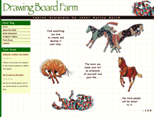 Tablet Screenshot of drawingboardfarm.com